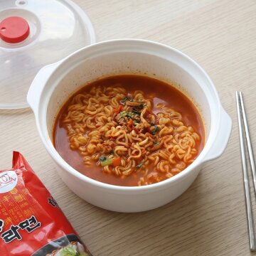 HICKIES 만두 라면 냉동식품 빠르고 간편하게 조리하는 전자레인지용 찜기 3종세트