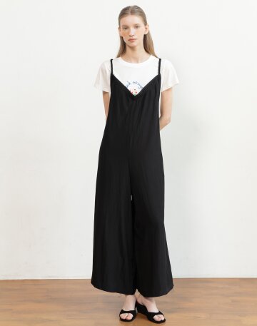 String jumpsuit_Black