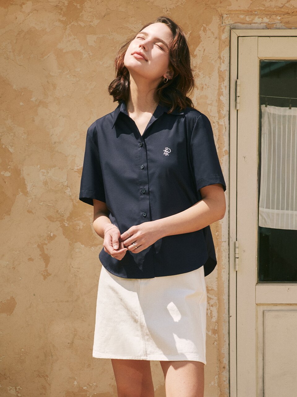 [4컬러] 반팔 링클 프리 셔츠