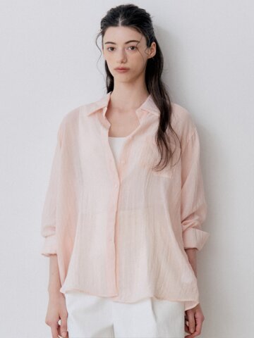 SUMMER LOOSE FIT SHEER SHIRT (PK)