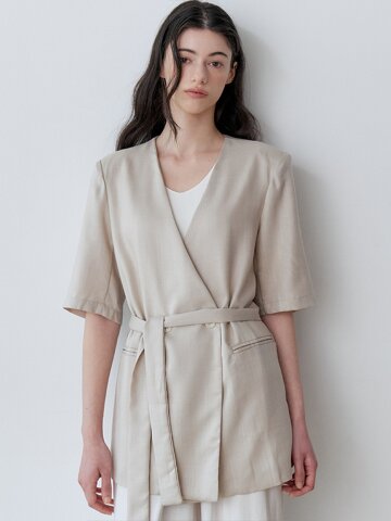 TIE NO-COLLAR SUMMER JACKET (LBE)