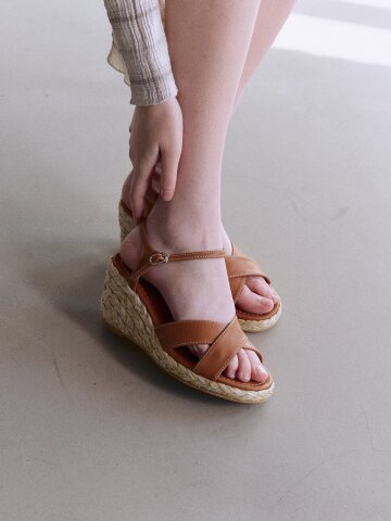 EO2607 Espadrille Wedge Sandals(2color)