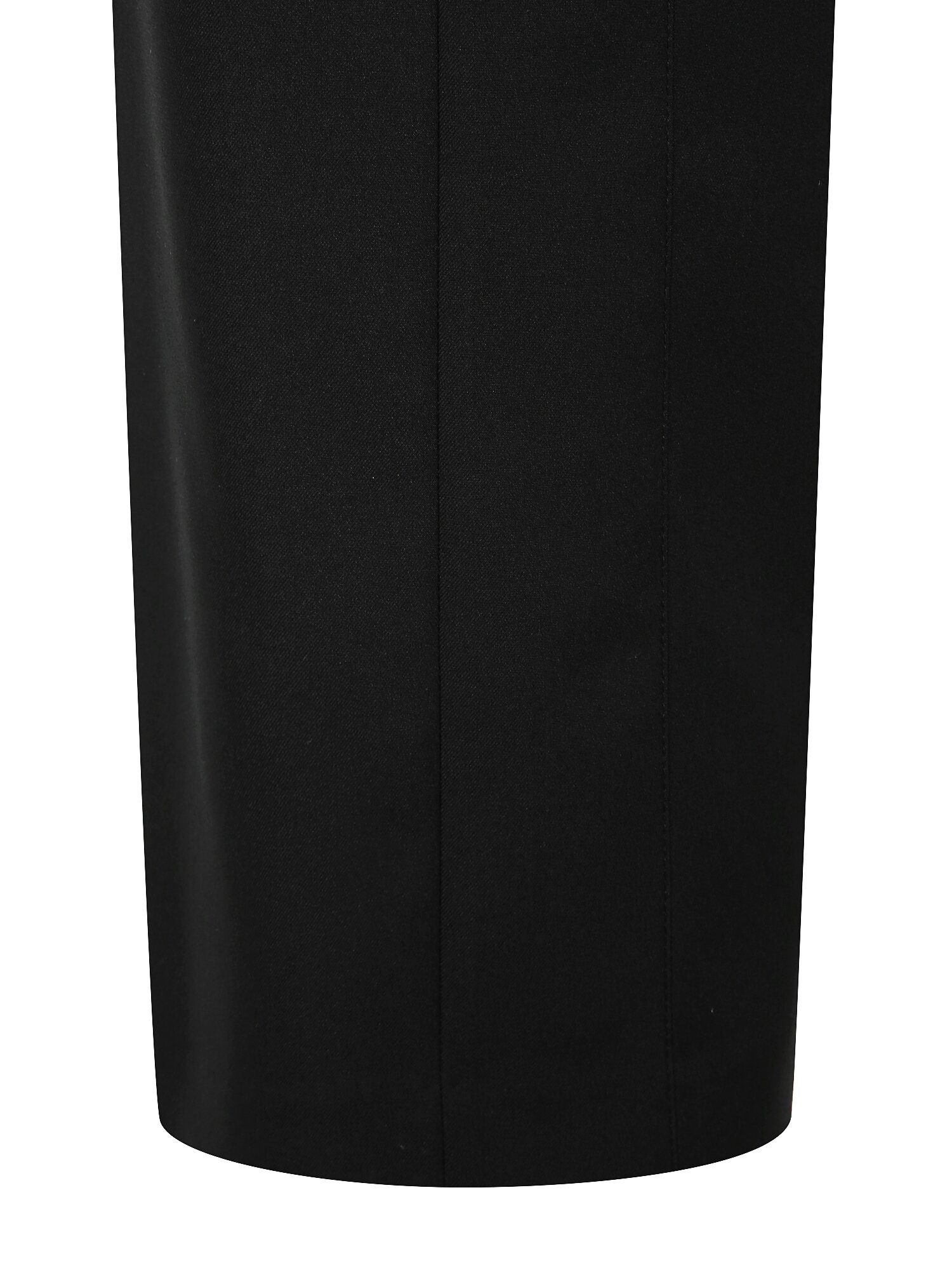 탭 장식 와이드 크롭 팬츠 (BLACK)