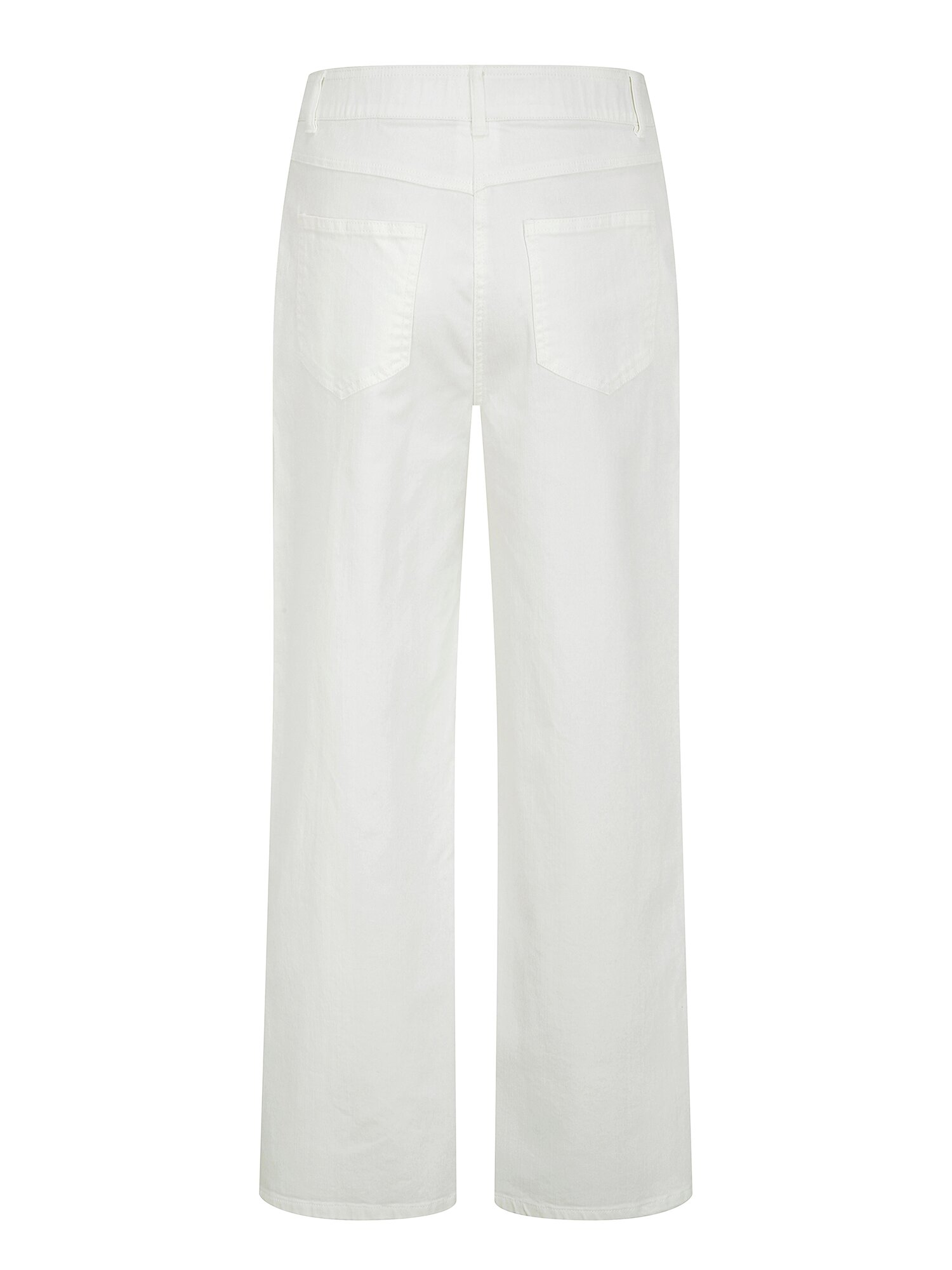 인밴딩 일자핏 데님 팬츠 (WHITE)