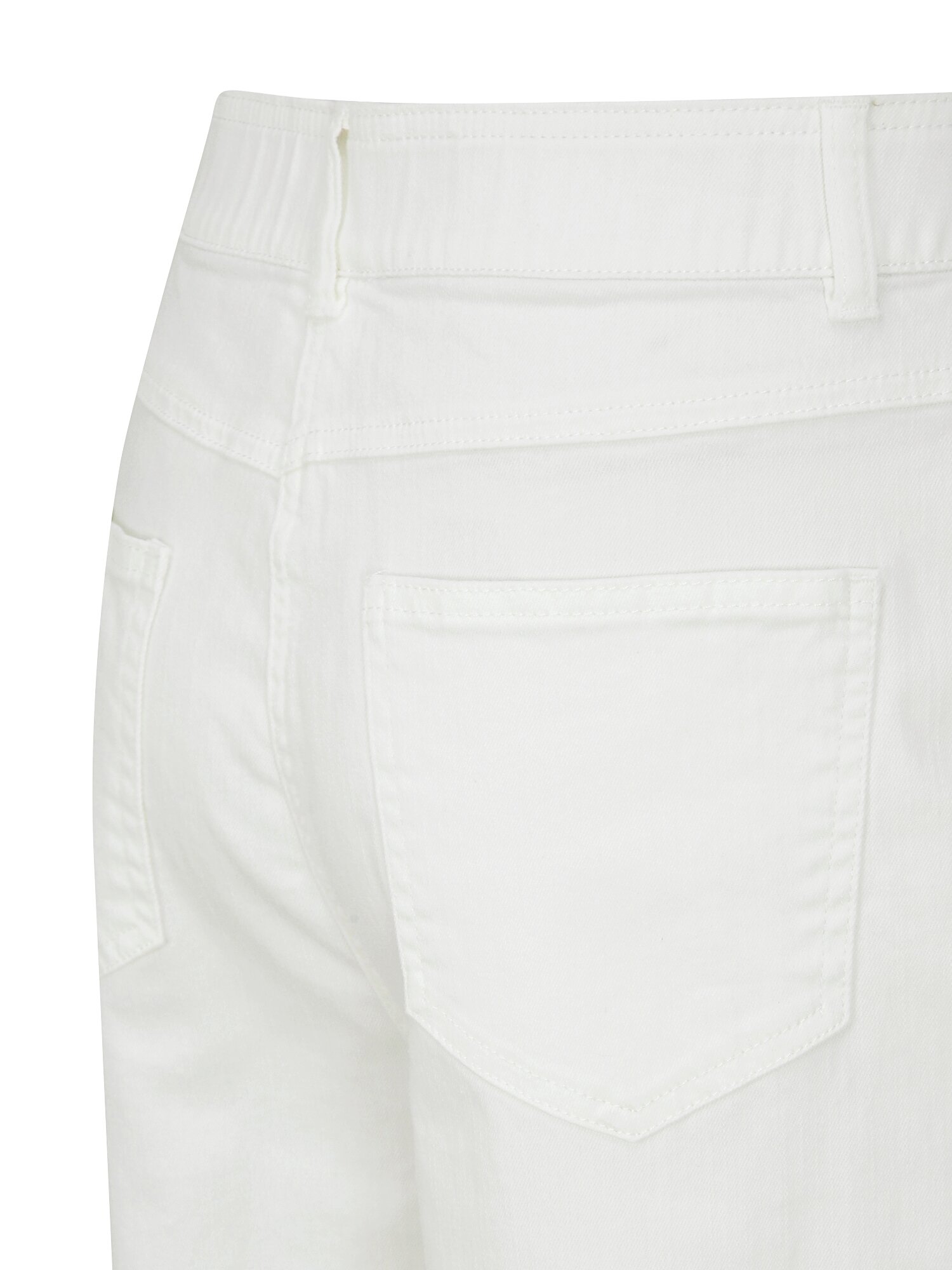 인밴딩 일자핏 데님 팬츠 (WHITE)
