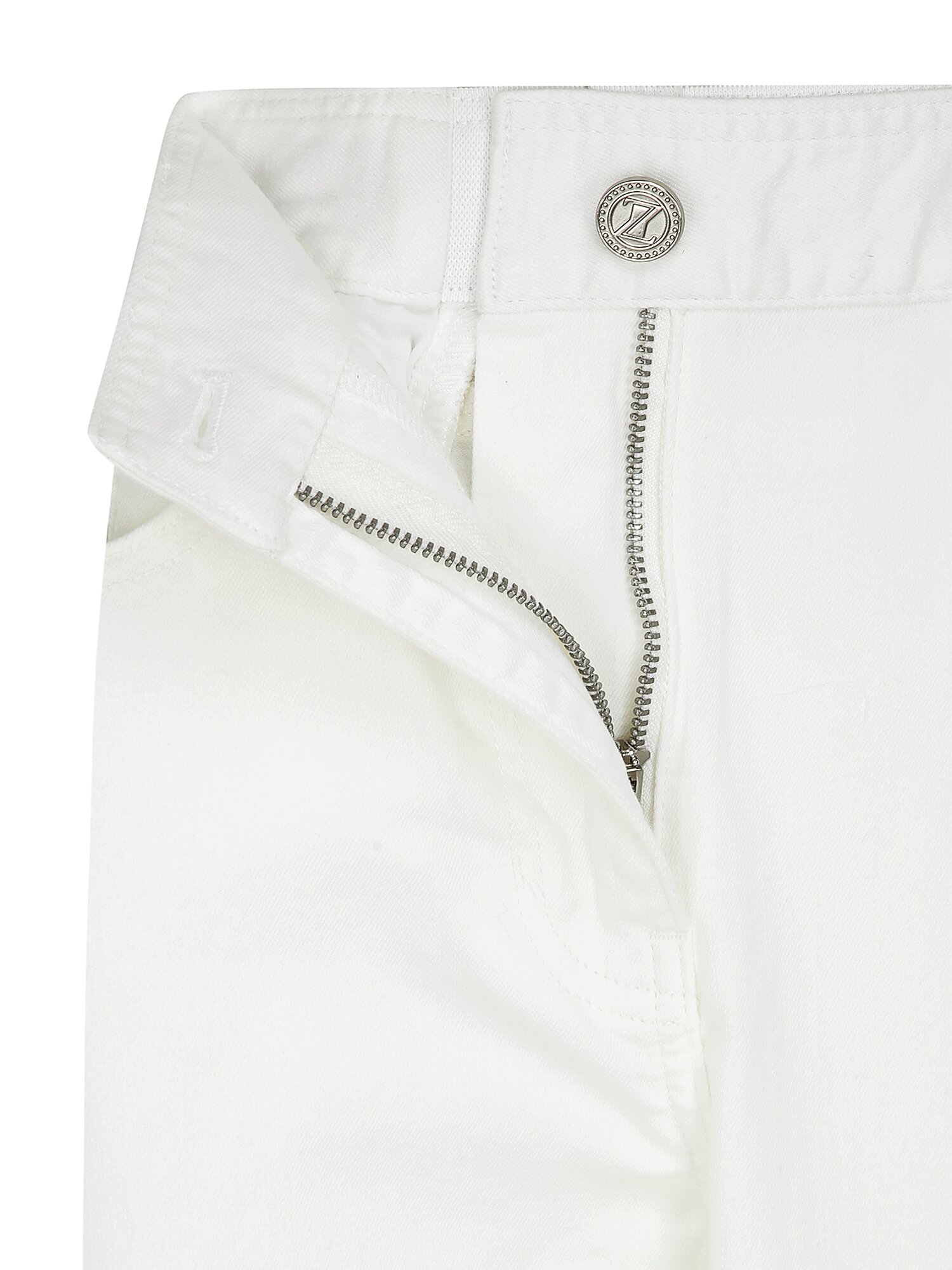 인밴딩 일자핏 데님 팬츠 (WHITE)