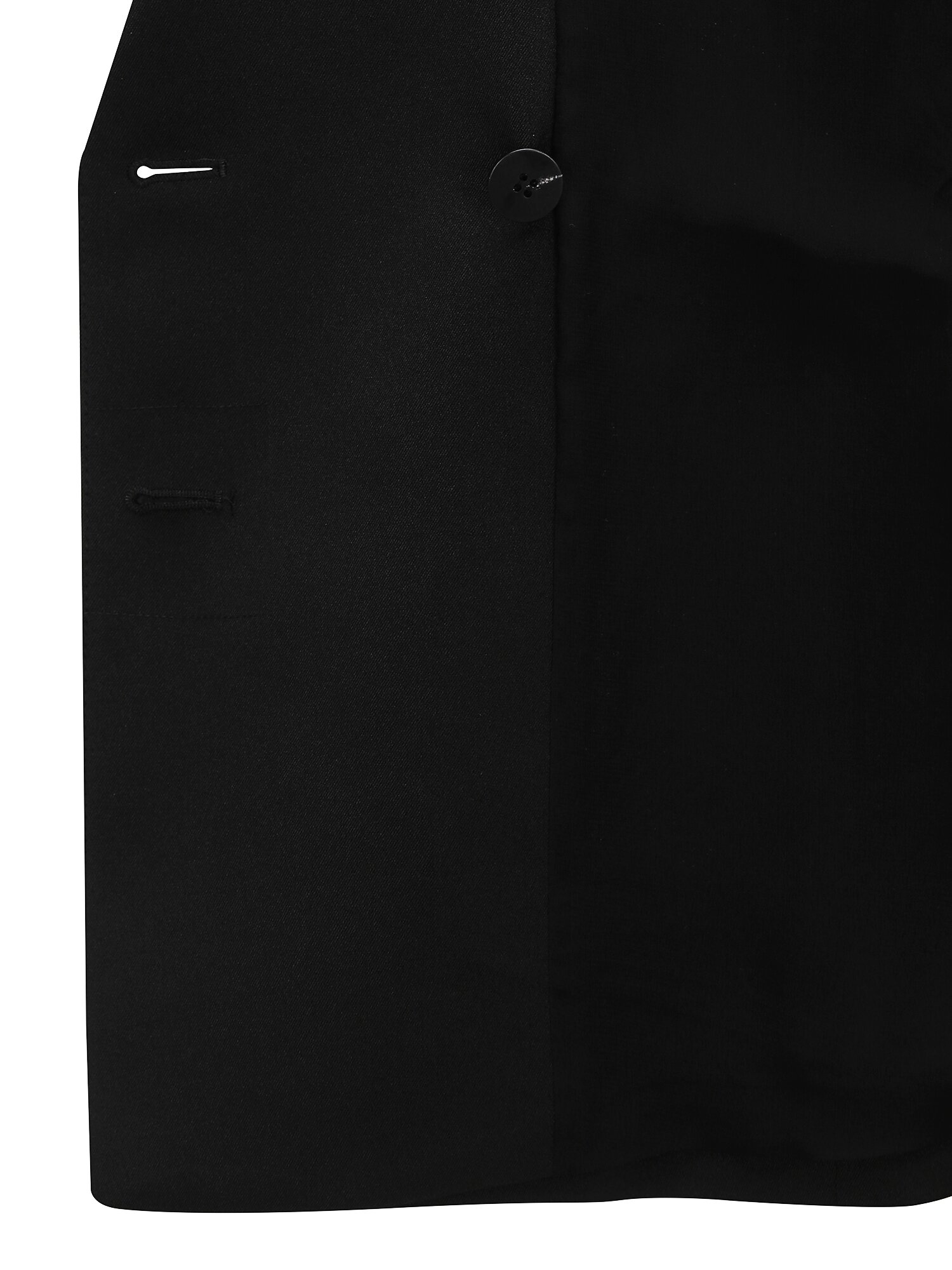 벨티드 테일러드 더블 원버튼 재킷 (BLACK)