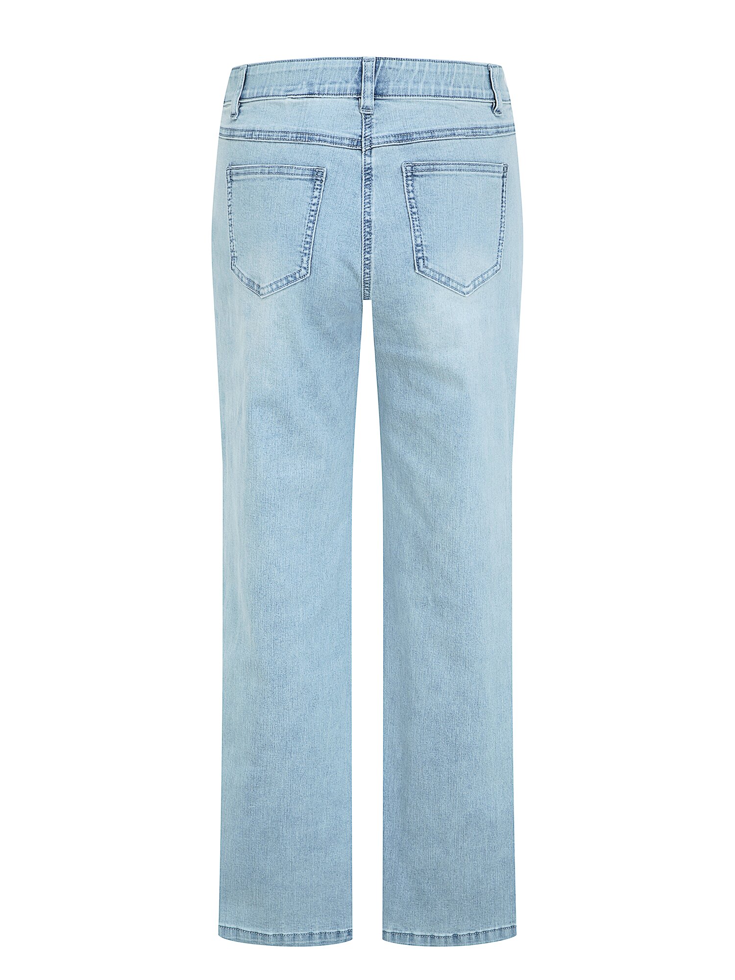 다트 인밴딩 일자핏 데님 팬츠 (LIGHT BLUE)