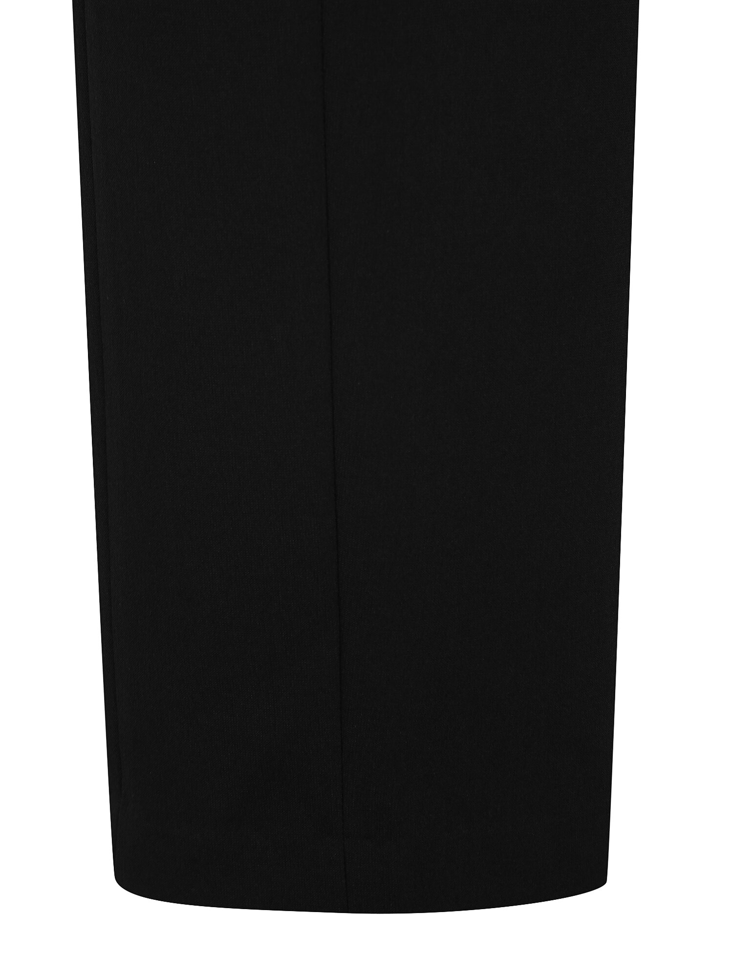 절개 백 밴딩 배기핏 팬츠 (BLACK)