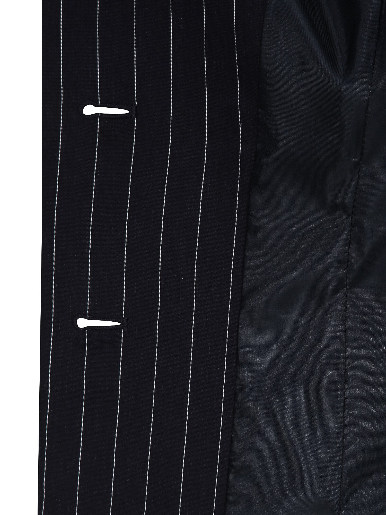 린넨 스트라이프 턱 슬리브 재킷 (STRIPE NAVY)
