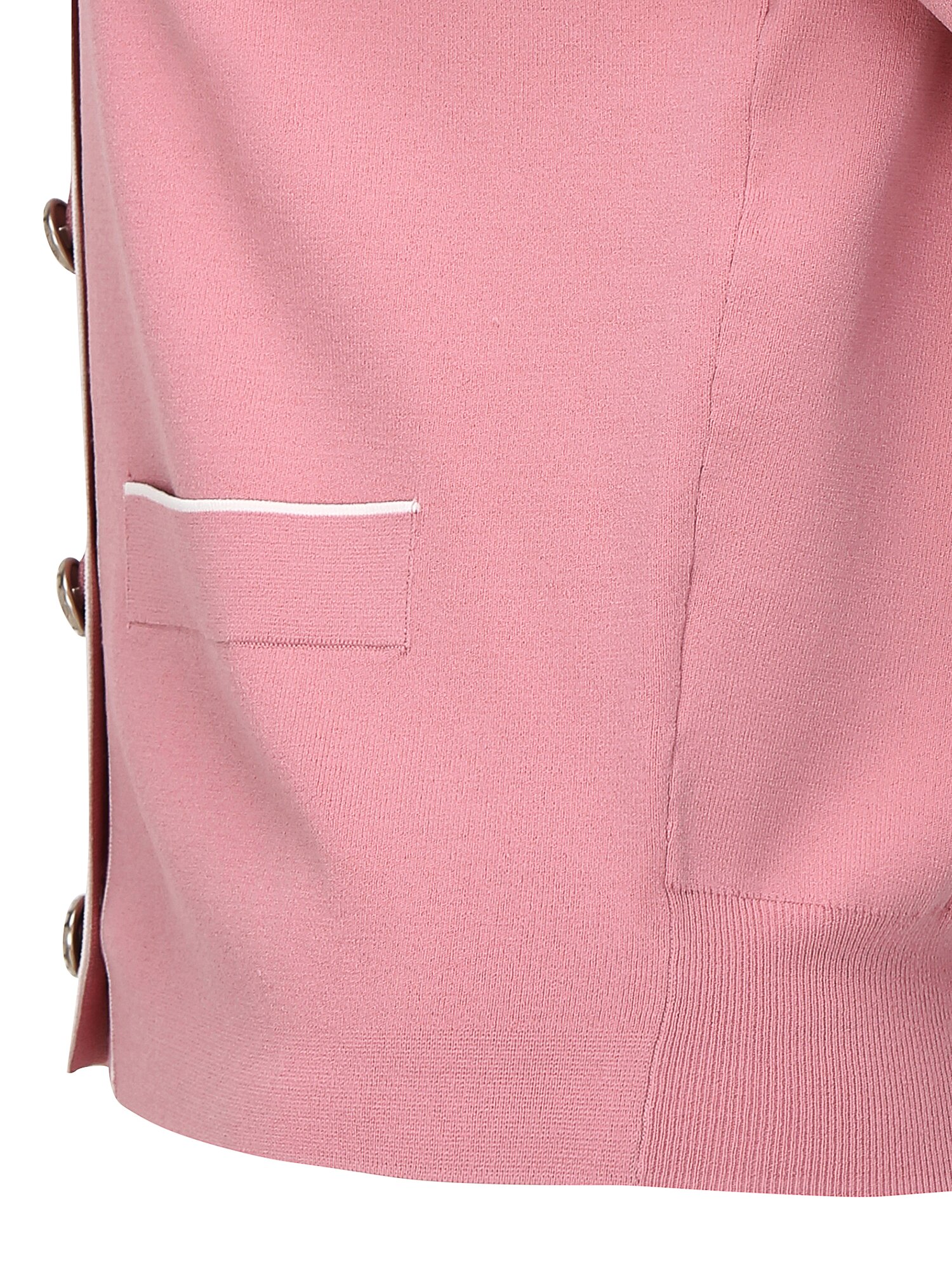 컬러 라인 7부 칼라 가디건 (PINK)