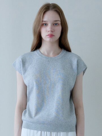 HEAL BASIC HALF KNIT_GREY
