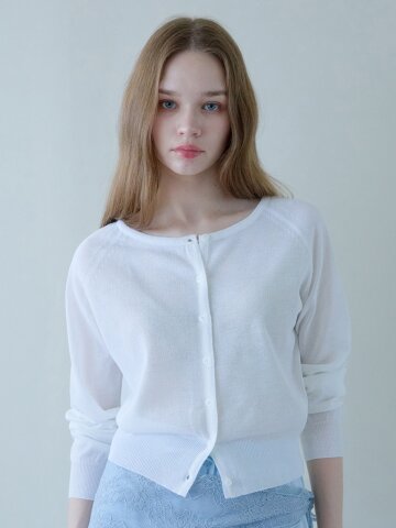 DAILY SUMMER REGLAN CARDIGAN_IVORY