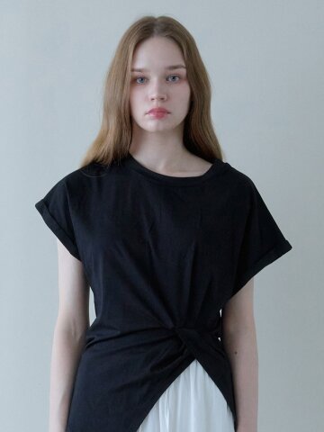 TWIST POINT T-SHIRTS_BLACK