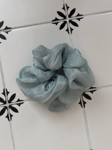 TENDER WRINKLE SCRUNCH_SKY BLUE