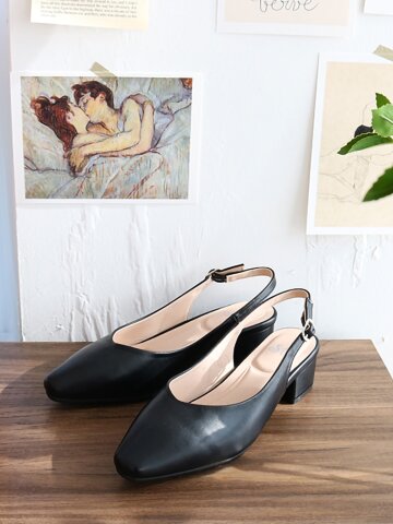 (D) 소가죽 데일리픽 슬링백 4cm MW22S14L