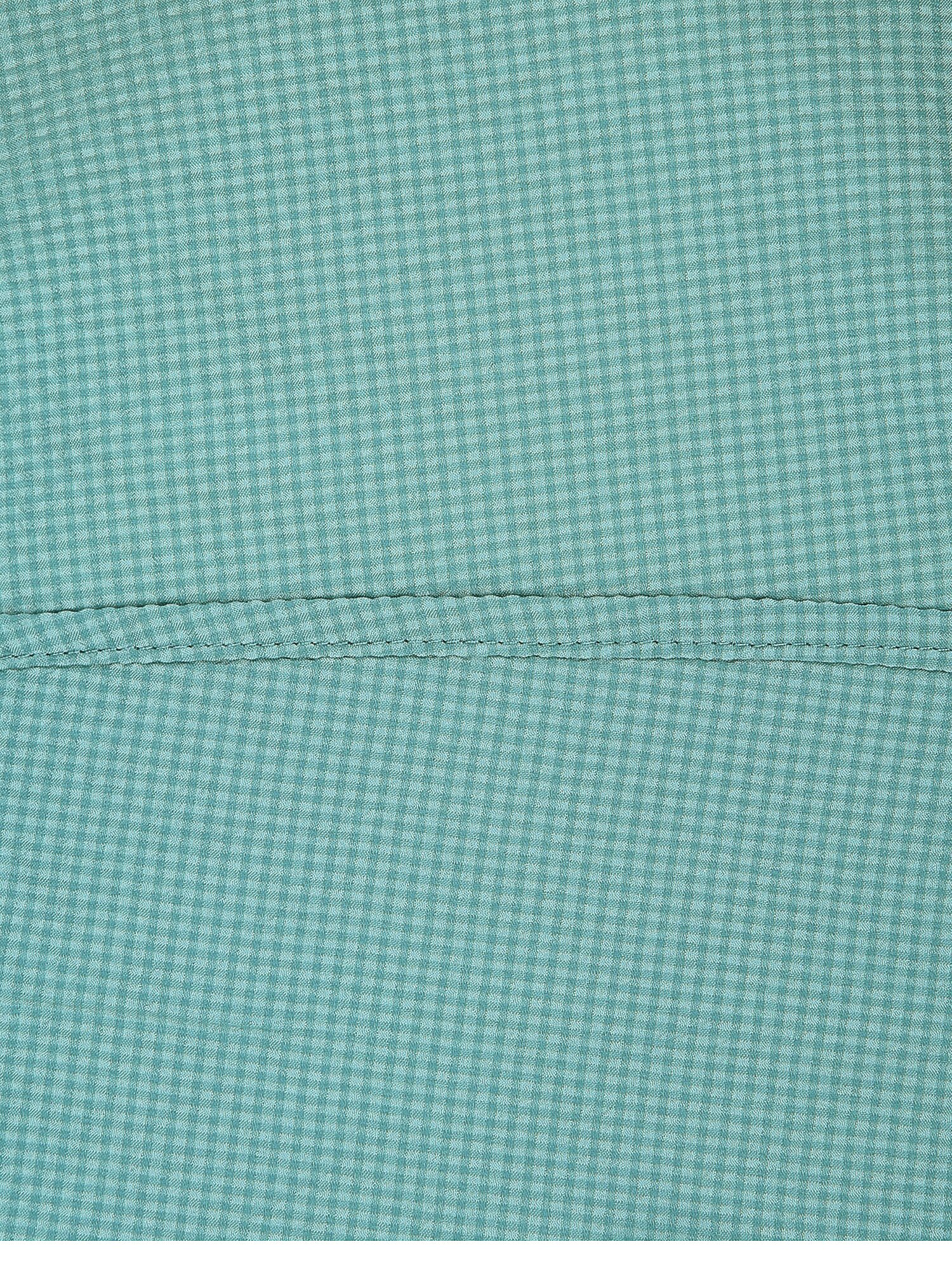 체크 집업 플레어 셔츠 원피스 (MINT)