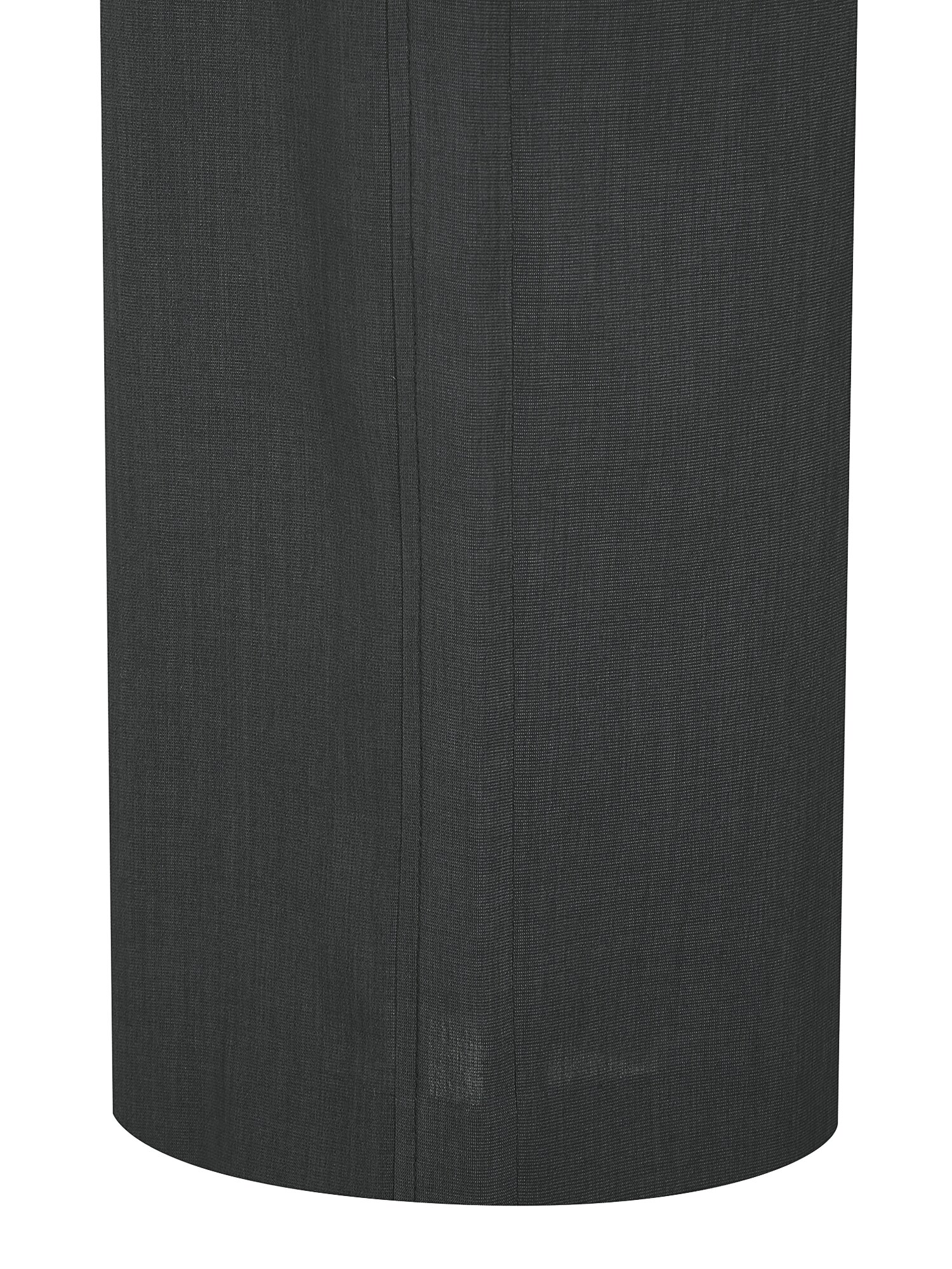 스티치 포켓 백 밴딩 와이드 팬츠 (DARK GREY)
