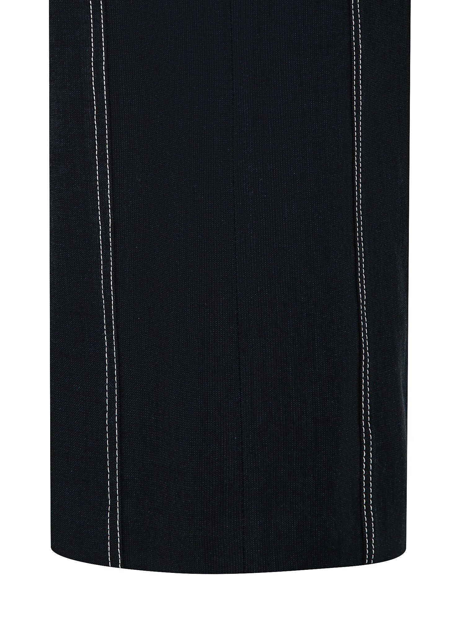 스티치 플랩 장식 와이드 팬츠 (NAVY)