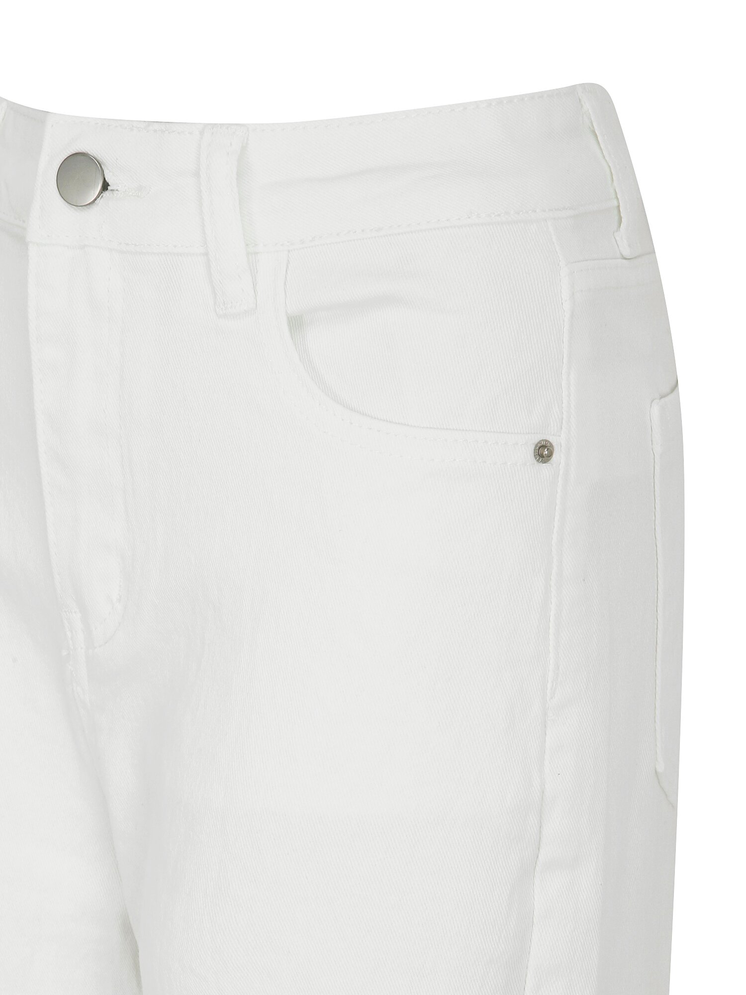 베이직 스판 와이드 데님 팬츠 (WHITE)