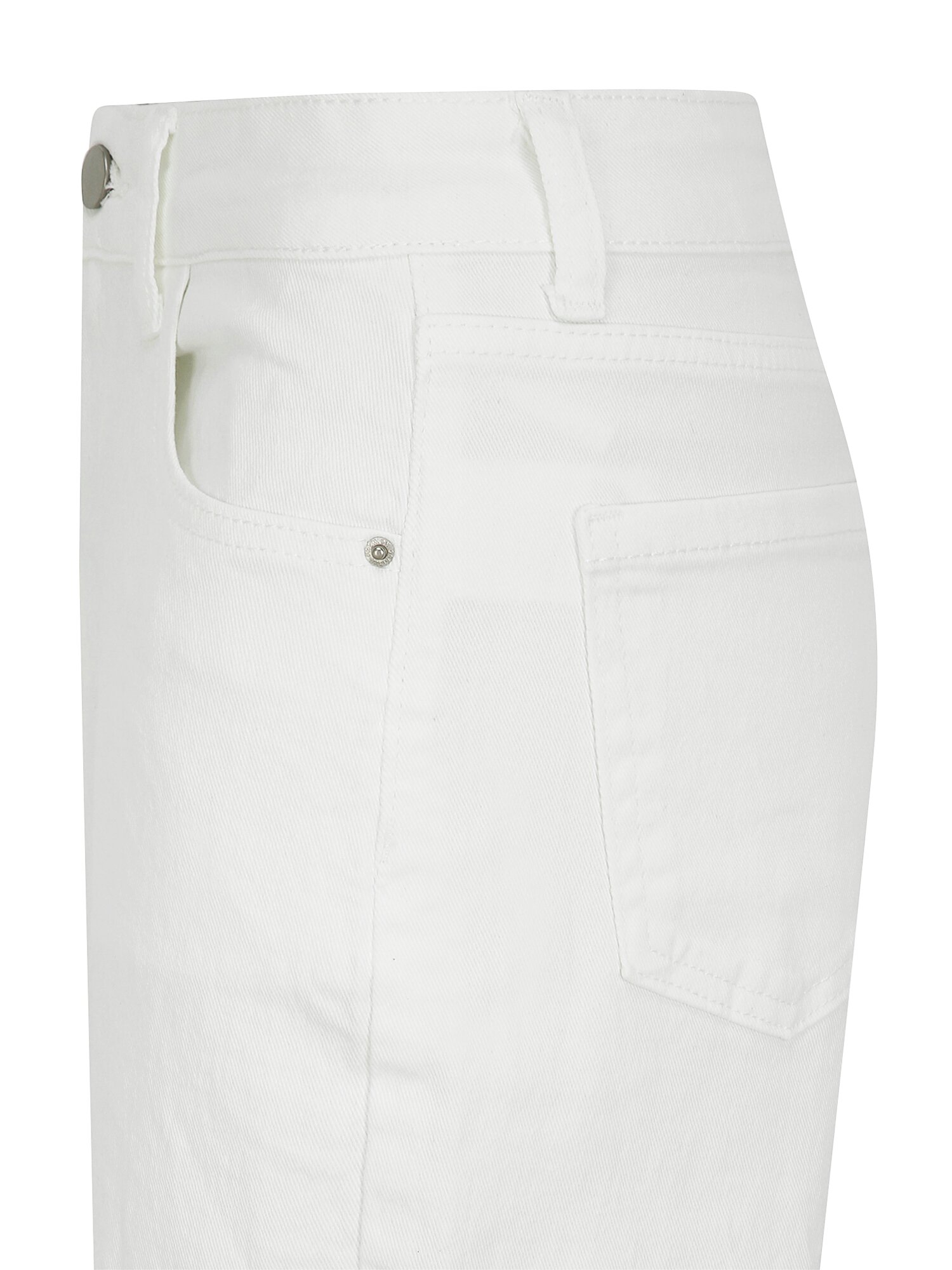베이직 스판 와이드 데님 팬츠 (WHITE)