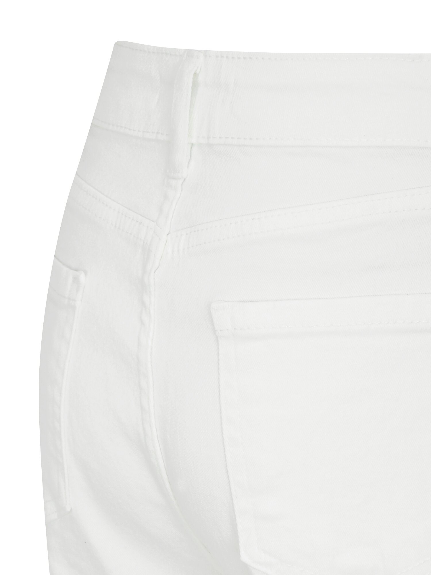 베이직 스판 와이드 데님 팬츠 (WHITE)