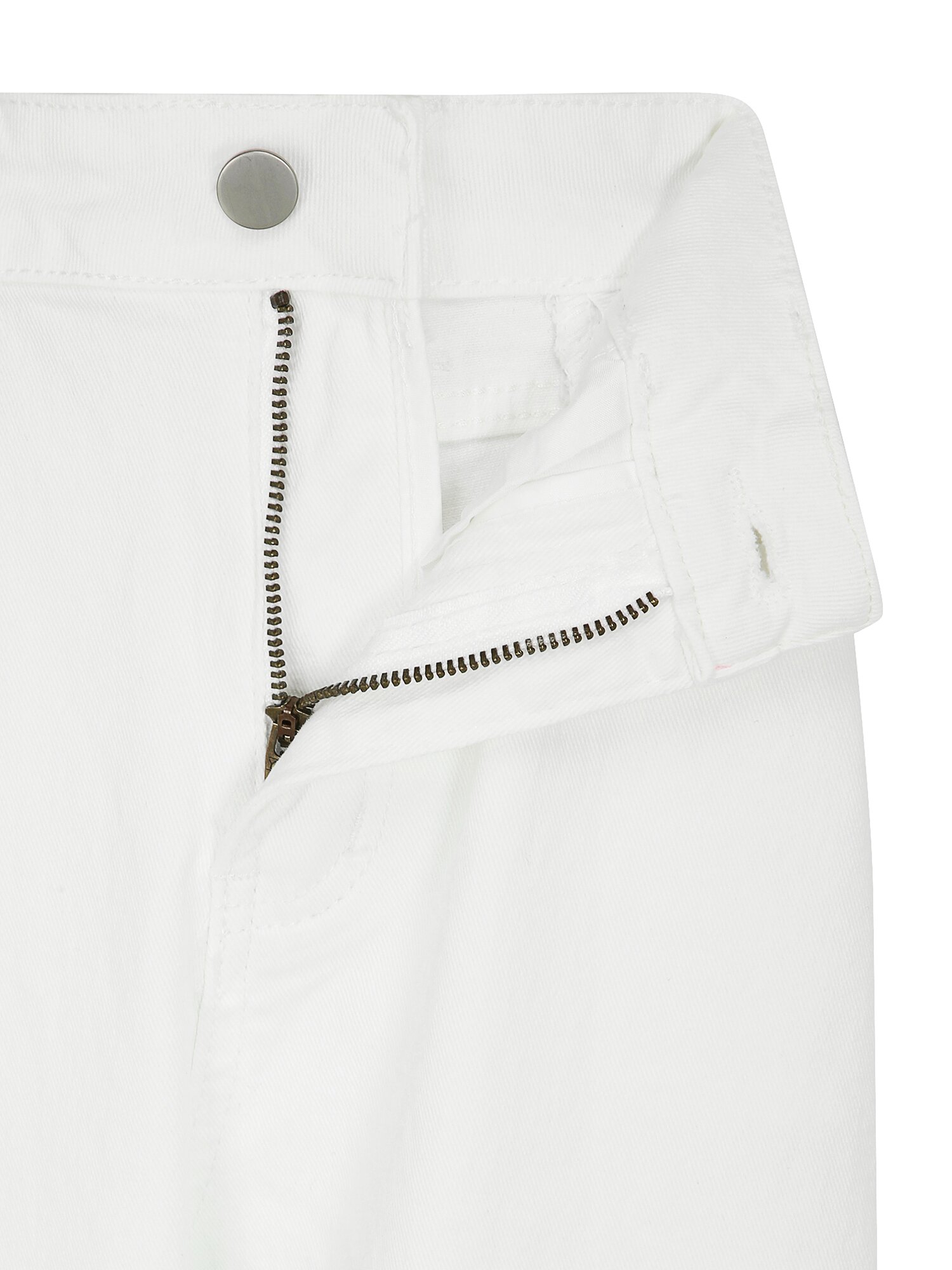베이직 스판 와이드 데님 팬츠 (WHITE)