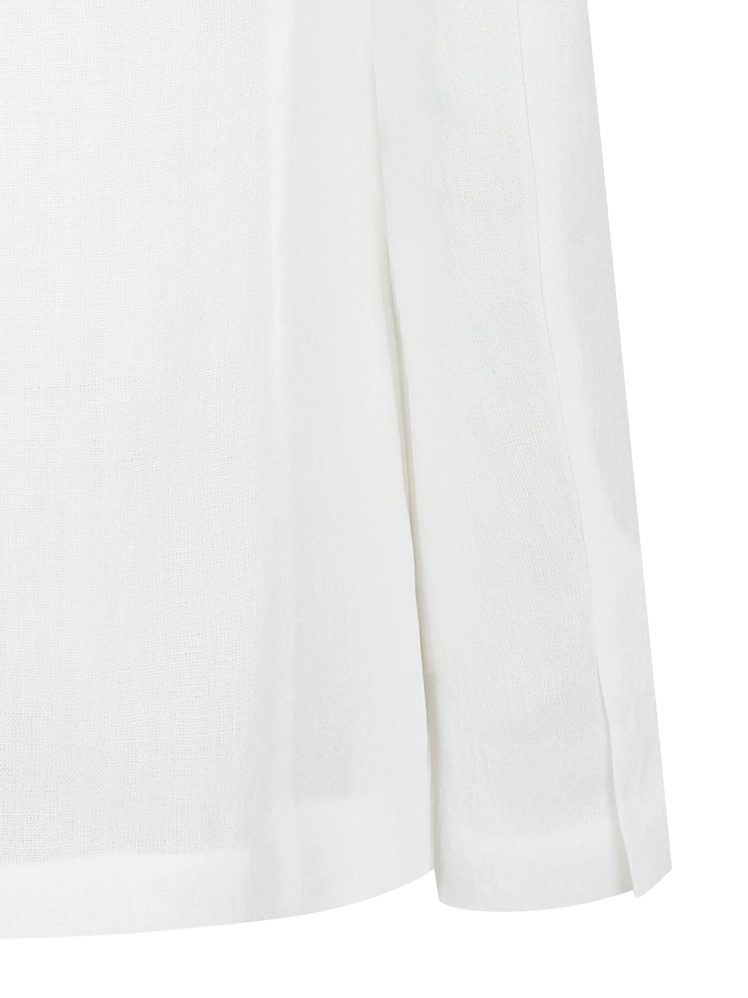 사이드 배색 테일러드 원버튼 재킷 (WHITE)