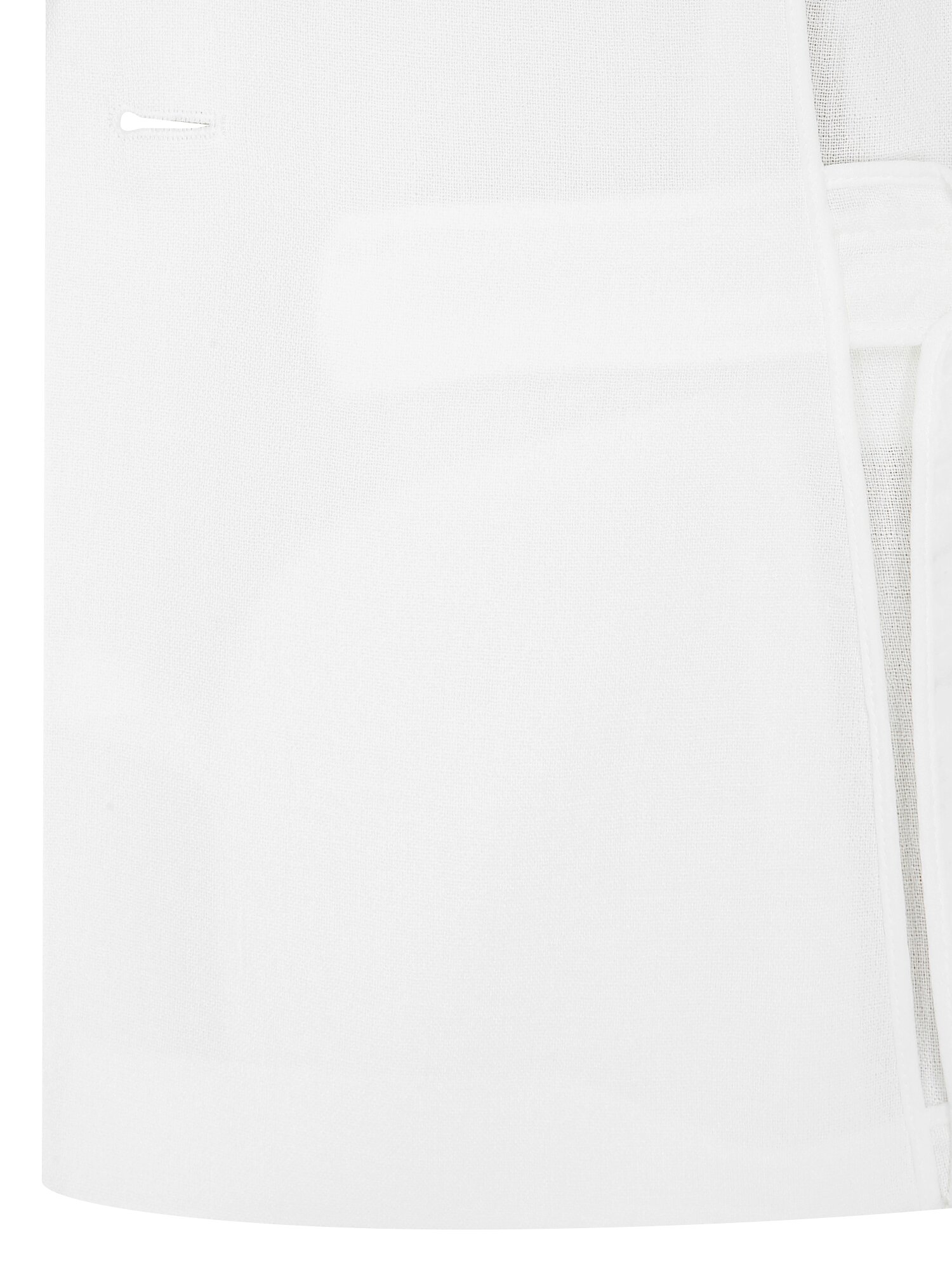 사이드 배색 테일러드 원버튼 재킷 (WHITE)