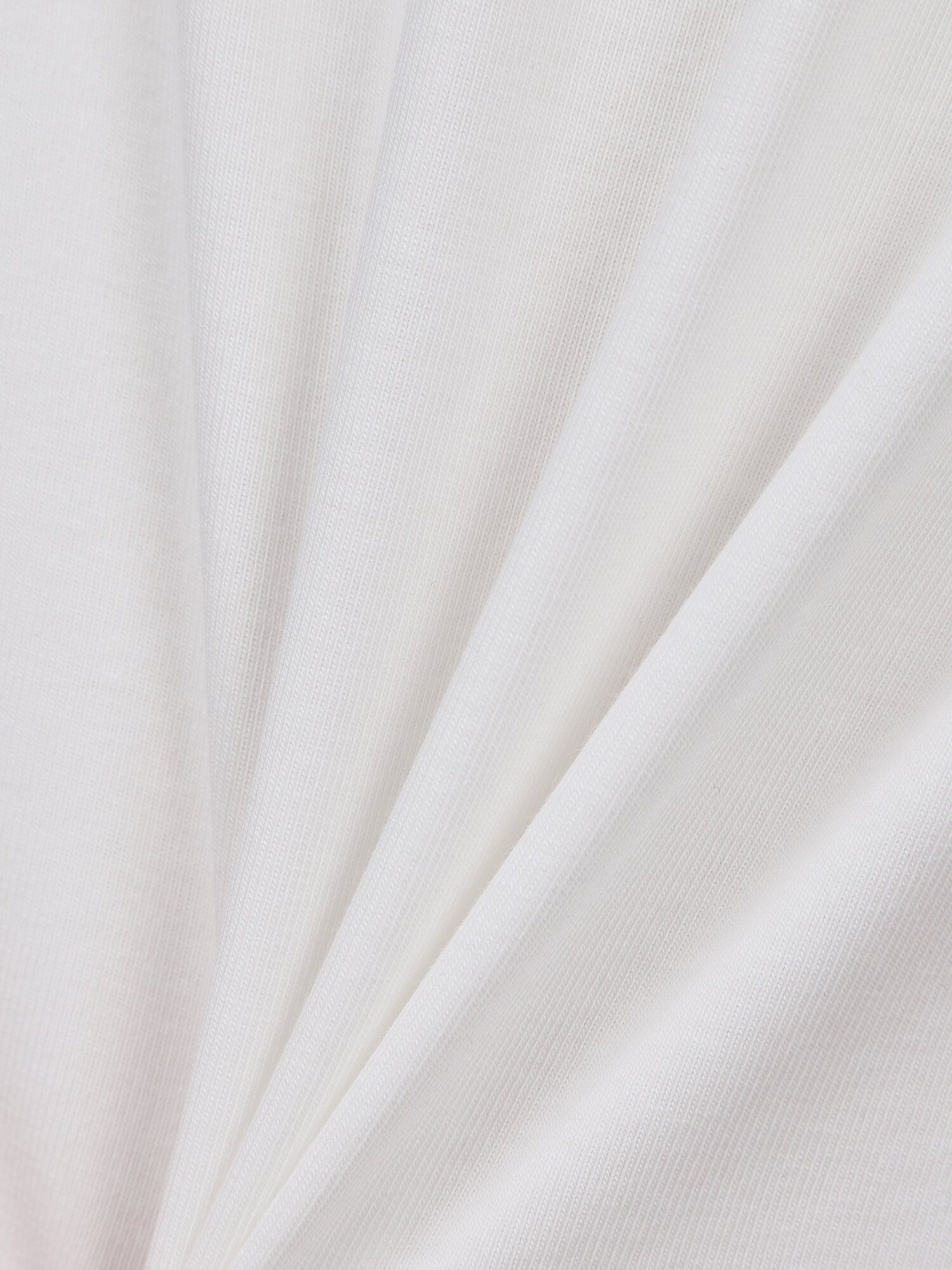 레터링 포인트 라운드넥 티셔츠 (WHITE)