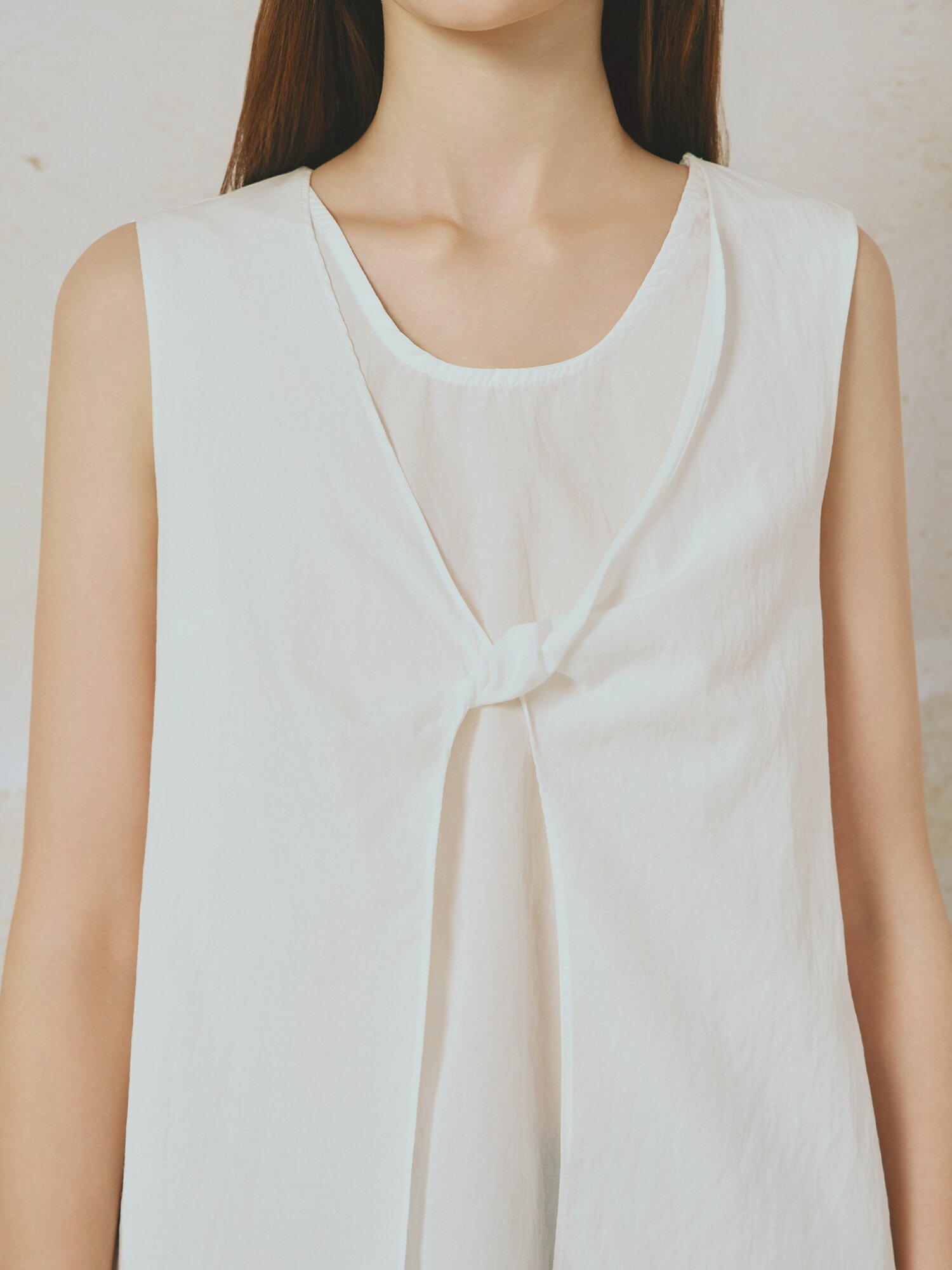 베스트 레이어드 블라우스 (WHITE)