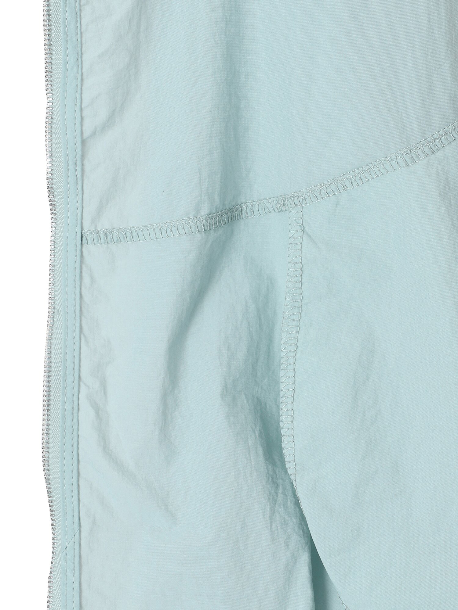 나일론 파이핑 배색 점퍼 (LIGHT BLUE)