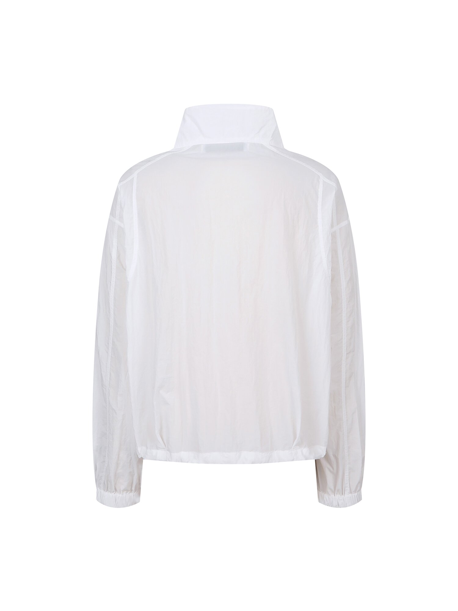 나일론 파이핑 배색 점퍼 (WHITE)