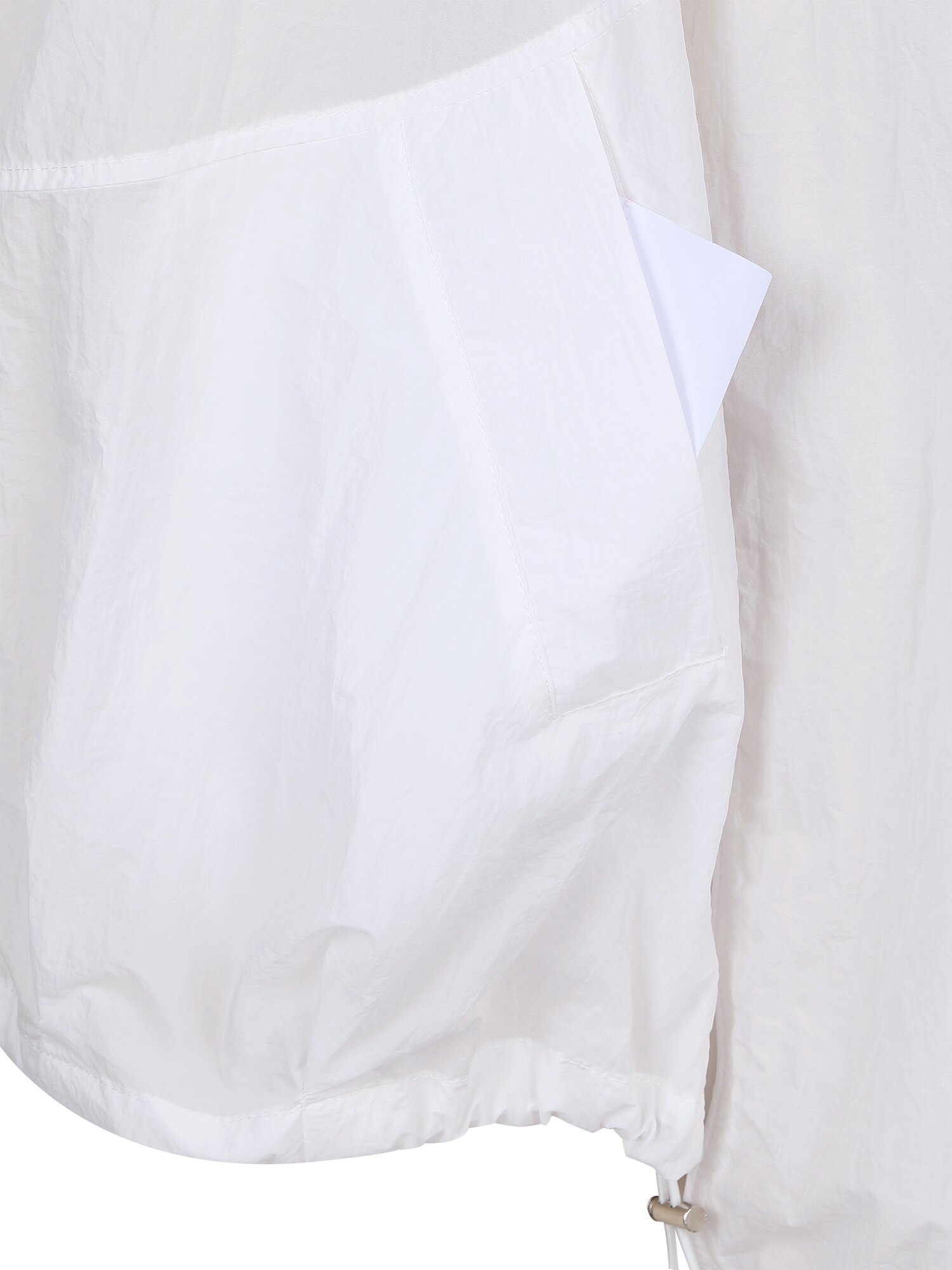 나일론 파이핑 배색 점퍼 (WHITE)