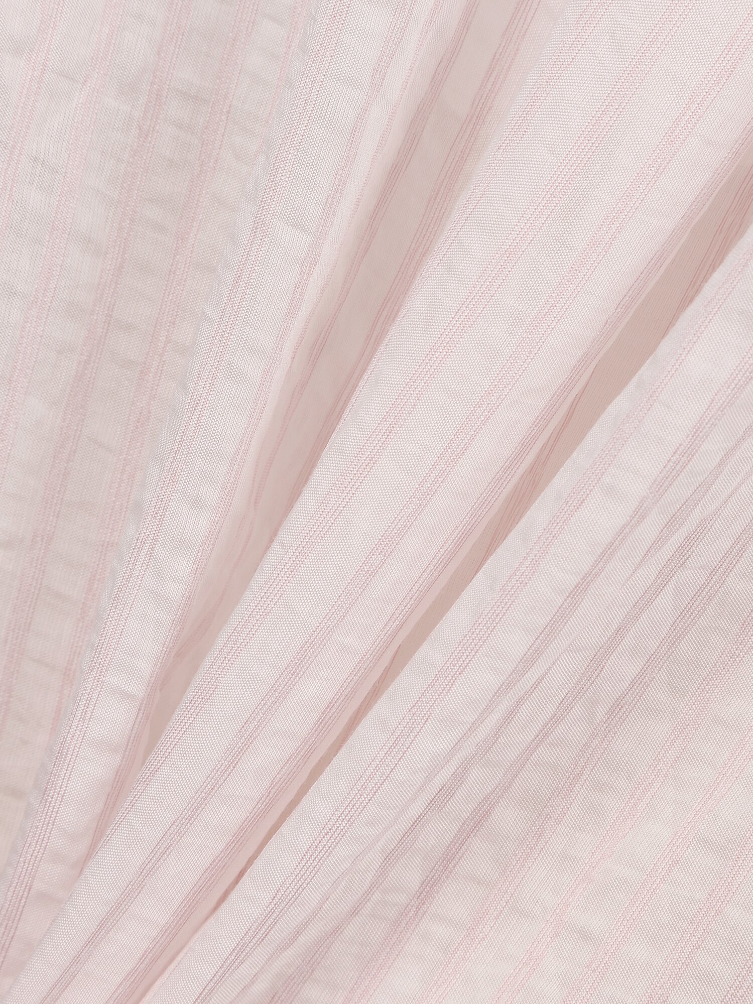 스트라이프 롤업 셔츠 블라우스 (PINK)