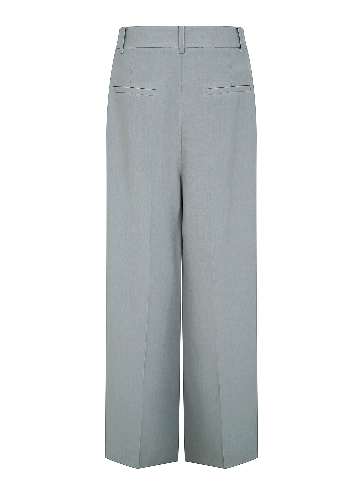 하이 웨이스트 원턱 와이드 팬츠 (LIGHT GREY)