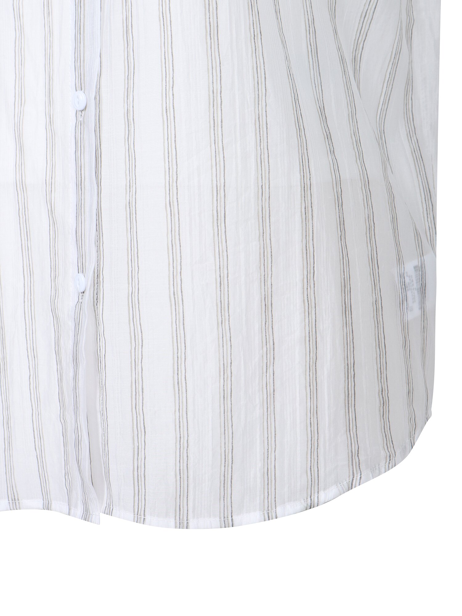 체크 레이어드 셔츠 칼라 블라우스 (WHITE)