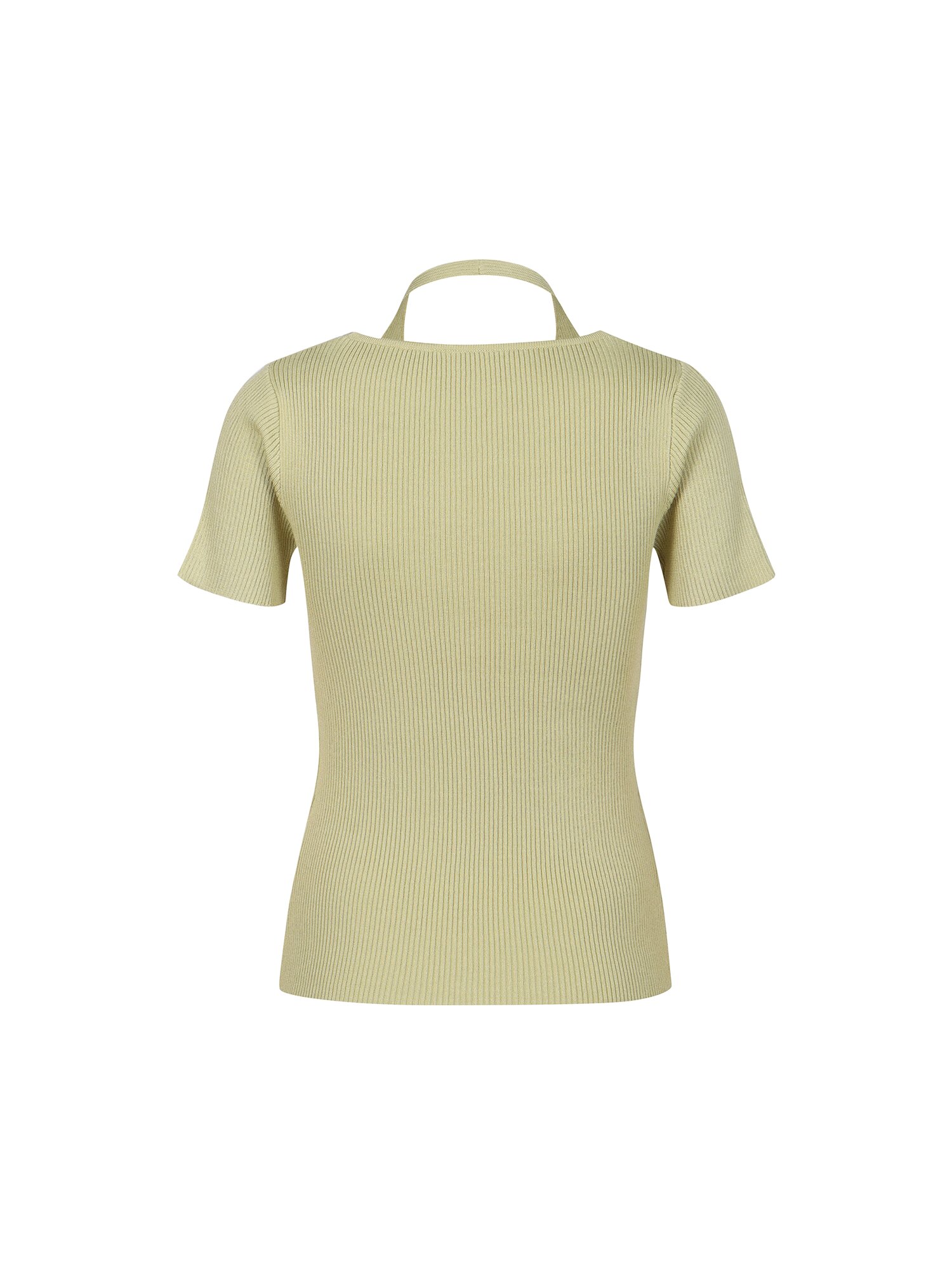 매듭 포인트 레이어드 니트 (OLIVE)
