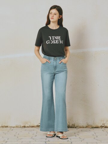스판 워싱 부츠컷 데님팬츠 
