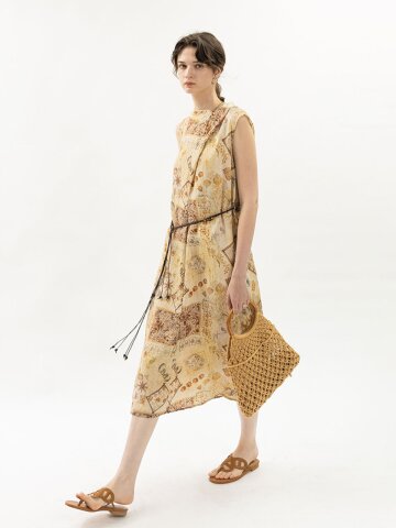 WD_Resort sleeveless dress_BROWN