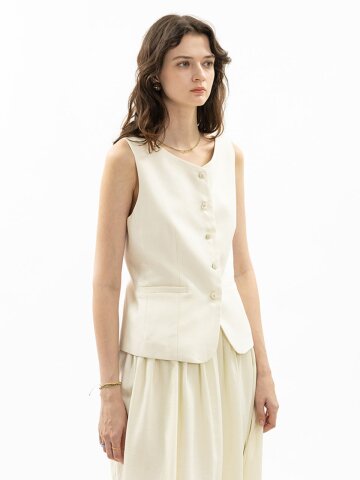 WD_Minimal button vest_2color