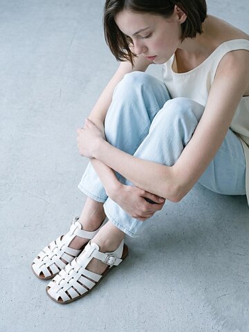 EO2645 Weave sandal(2Color)