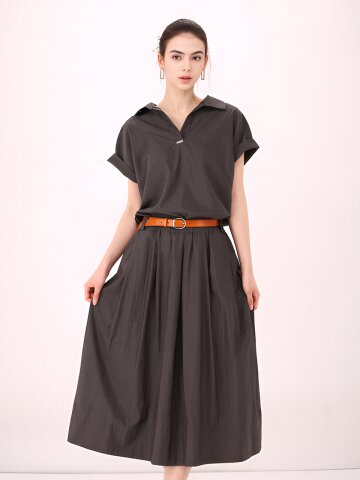 Half Sleeve Glossy Set-up _Brown