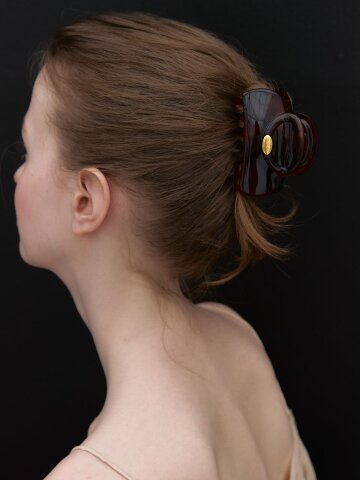 French Dome Hair Claw Clip (2color)