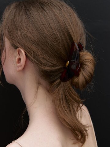 French Moon Hair Claw Clip (2color)