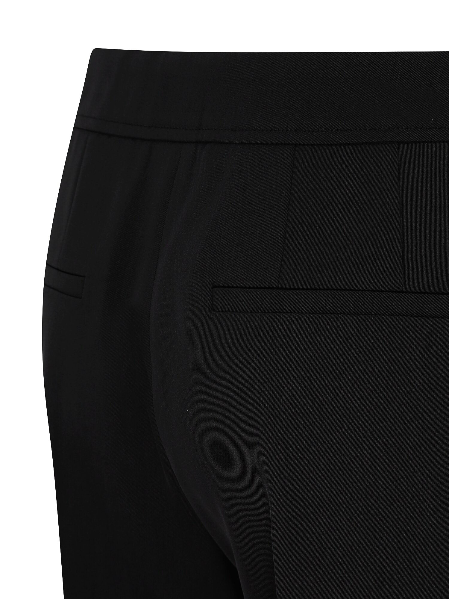 메탈 장식 슬림 부츠컷 팬츠 (BLACK)