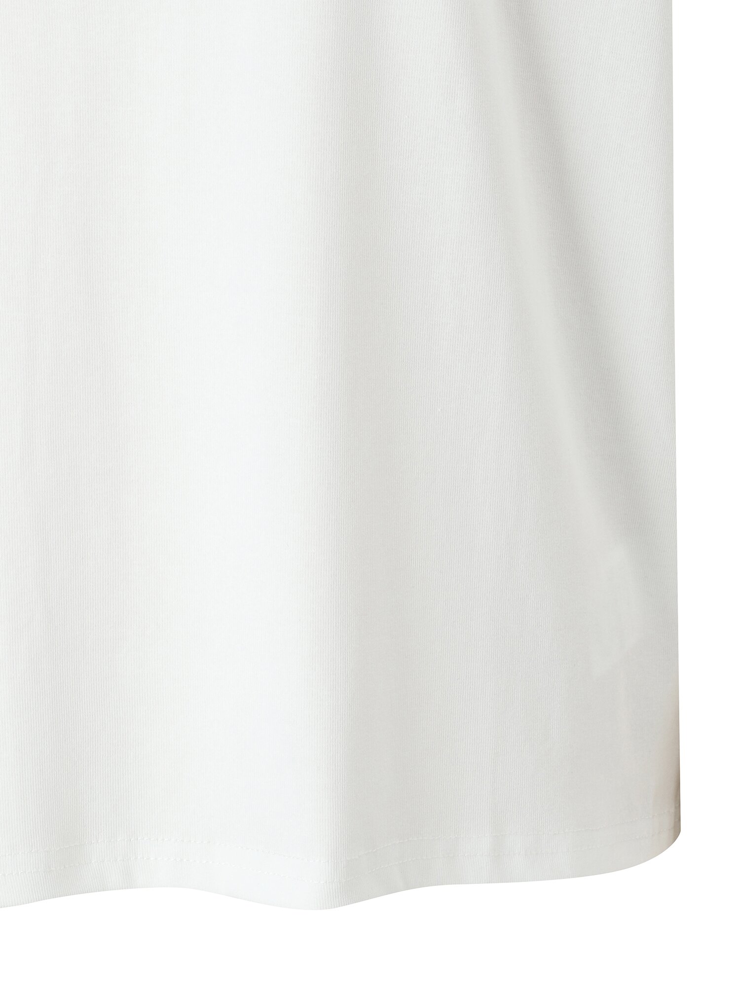 스판 블렌드 텍스처 프린팅 티셔츠 (WHITE)