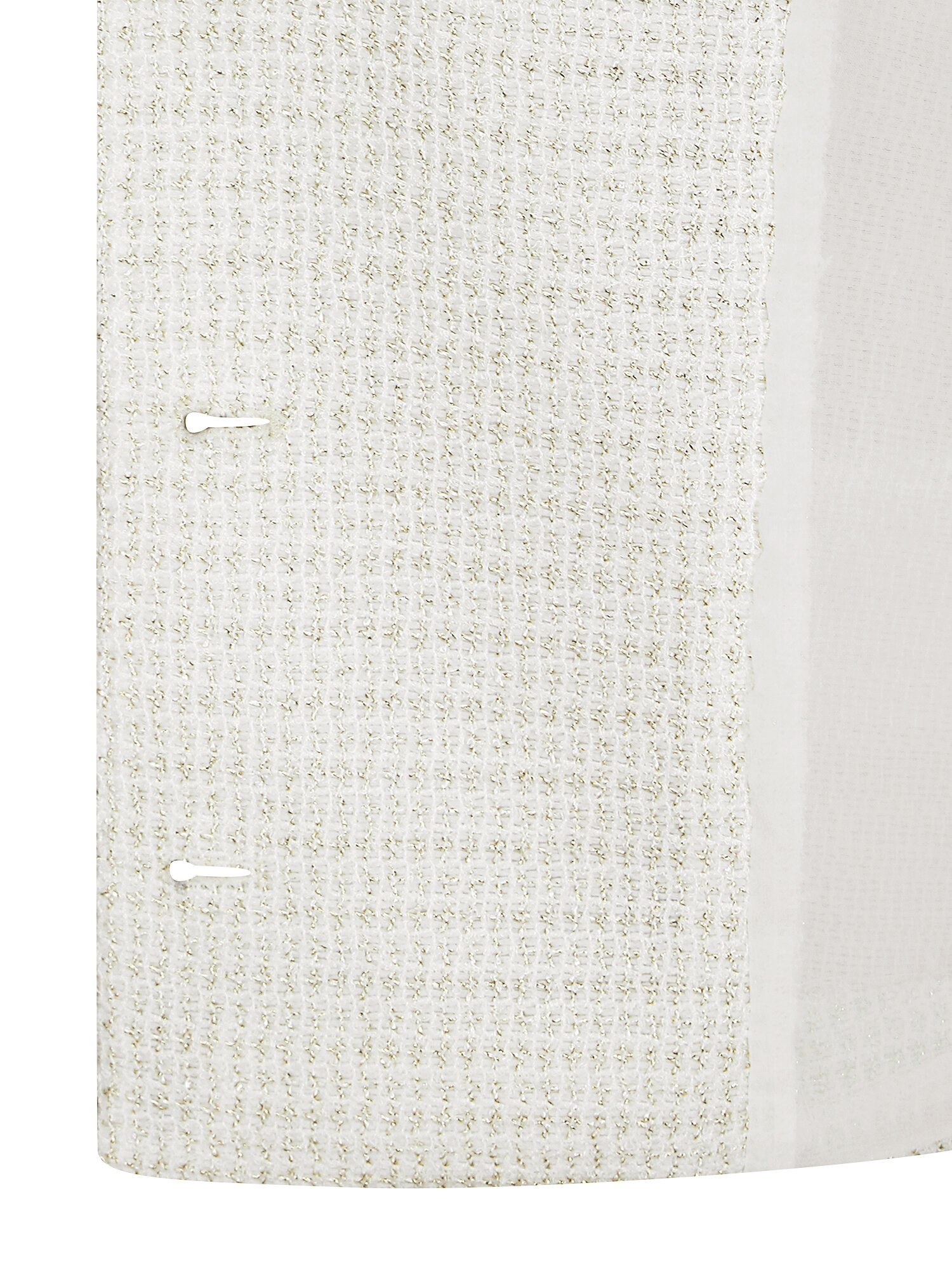 트위드 라운드넥 크롭 재킷 (WHITE)