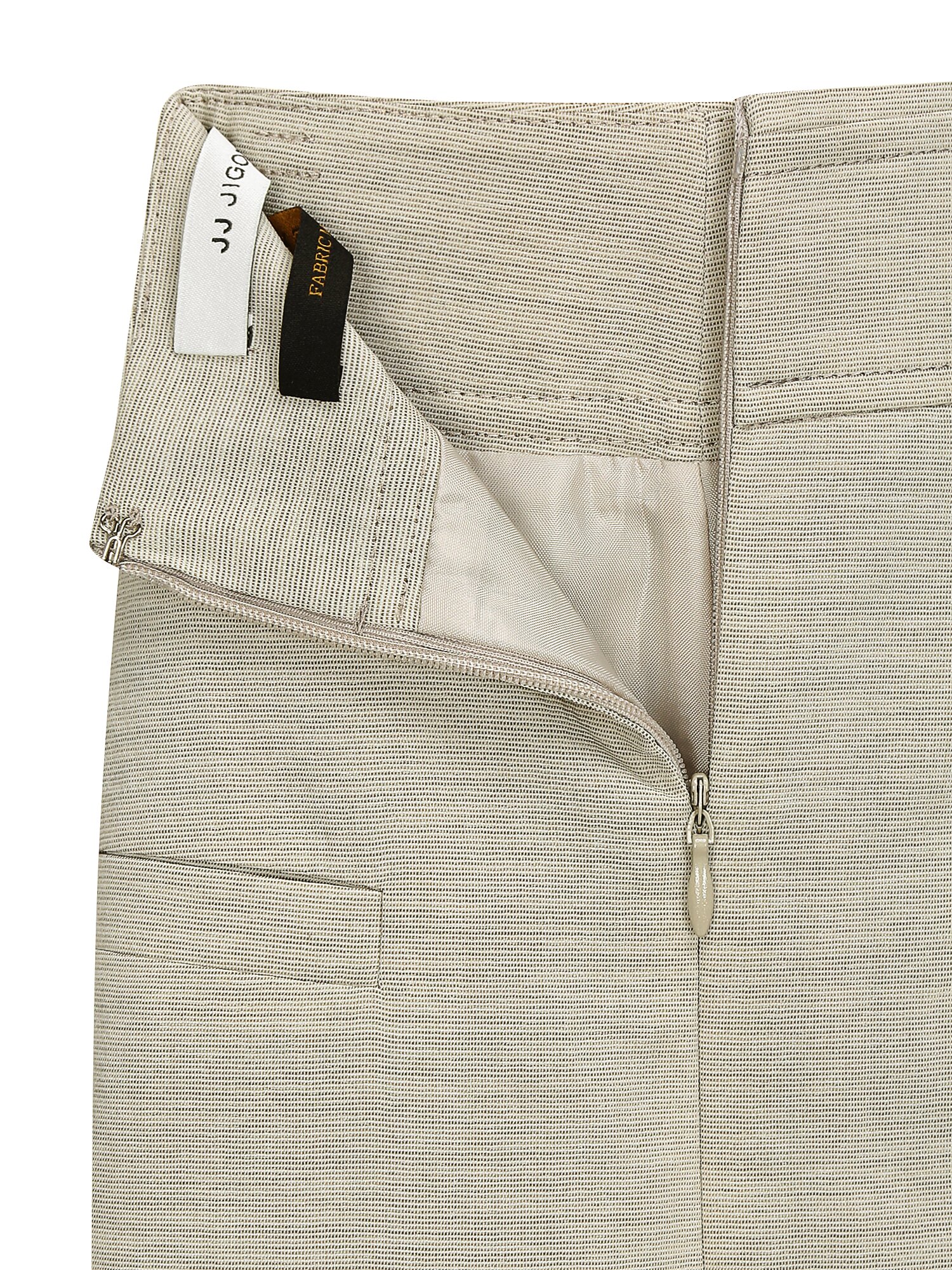 백 슬릿 H라인 롱 스커트 (KHAKI BEIGE)