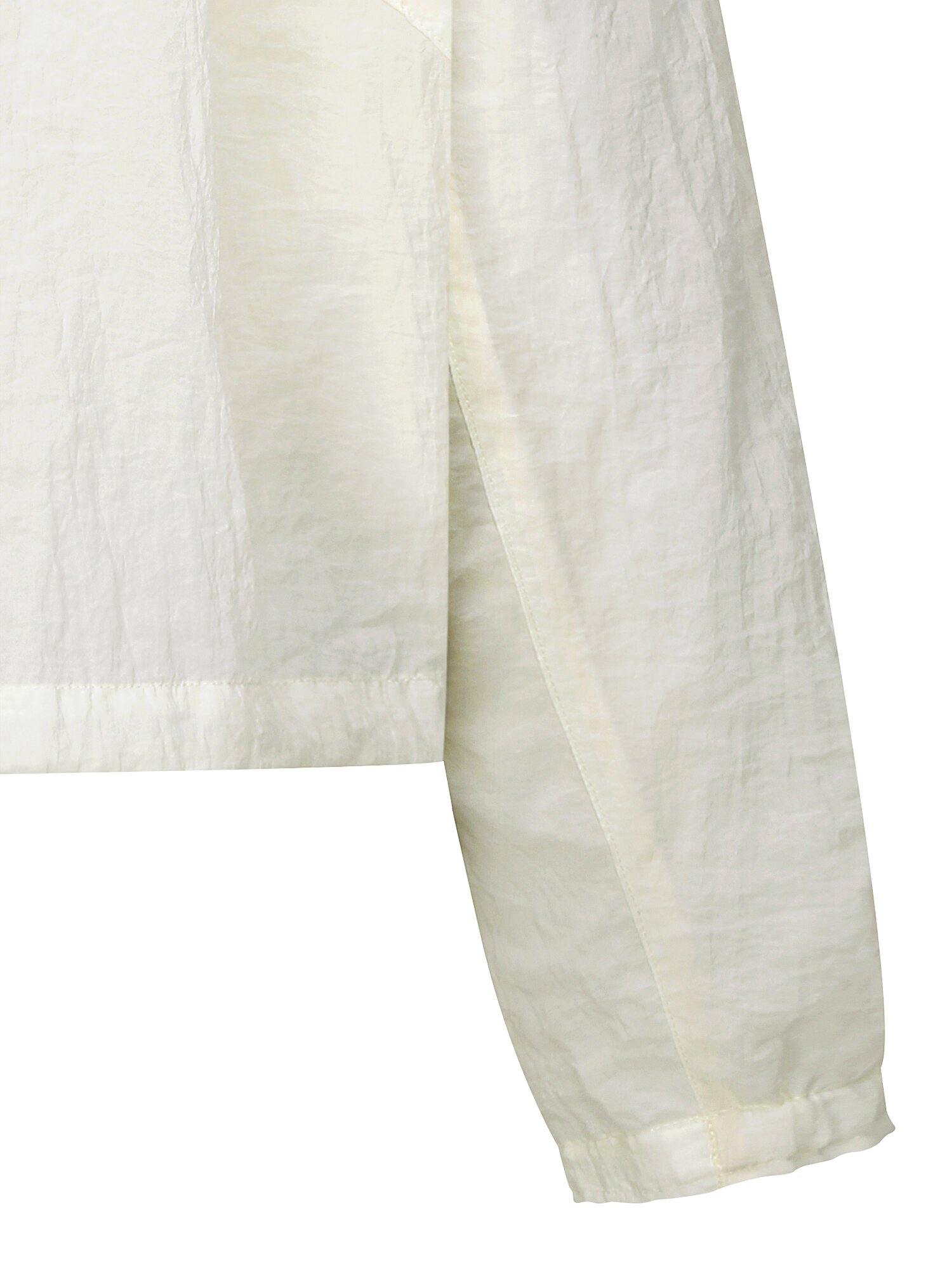 디테쳐블 후드 파이핑 점퍼 (WHITE)